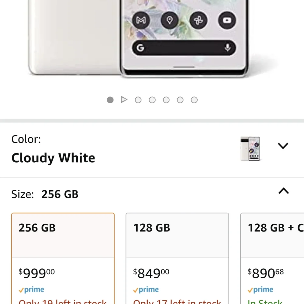 Google pixel 6 pro verizon